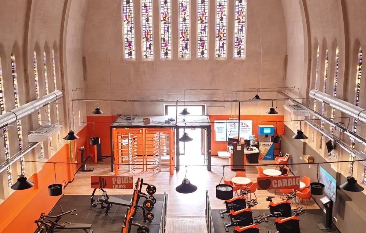 Une salle de sport à Caen dans une ancienne chapelle